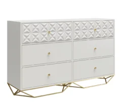 Blair White 6-Drawer Dresser -Best Furniture Store 810589238 4