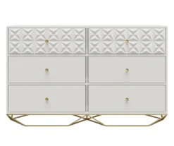 Blair White 6-Drawer Dresser -Best Furniture Store 810589238 5