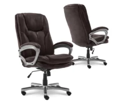 Benton Brown Big & Tall Faux Leather Executive Office Chair -Best Furniture Store 810590314 5
