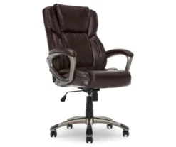 Serta Garret Executive Bonded Leather Office Chair -Best Furniture Store 810590316 A0