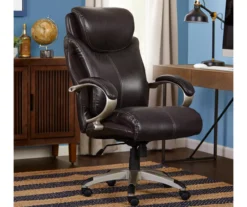 Dayton Dark Brown Big & Tall Bonded Leather Office Chair -Best Furniture Store 810590372 2