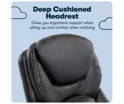 Claremont Black Bonded Leather Office Chair -Best Furniture Store 810590374 10