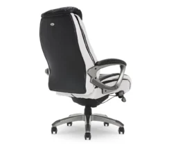 Lautner Black Executive Bonded Leather Office Chair -Best Furniture Store 810590376 5