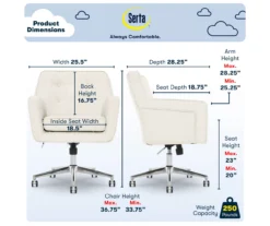 Serta Ashland Fabric Office Chair -Best Furniture Store 810590380 6
