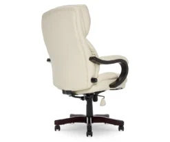 Conway Ivory Big & Tall Bonded Leather Office Chair -Best Furniture Store 810590382 5