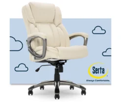 Serta Garret Executive Bonded Leather Office Chair -Best Furniture Store 810590385 1