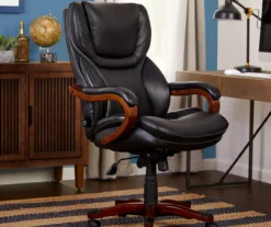 Serta Conway Big & Tall Bonded Leather Office Chair -Best Furniture Store 810590408 2 1