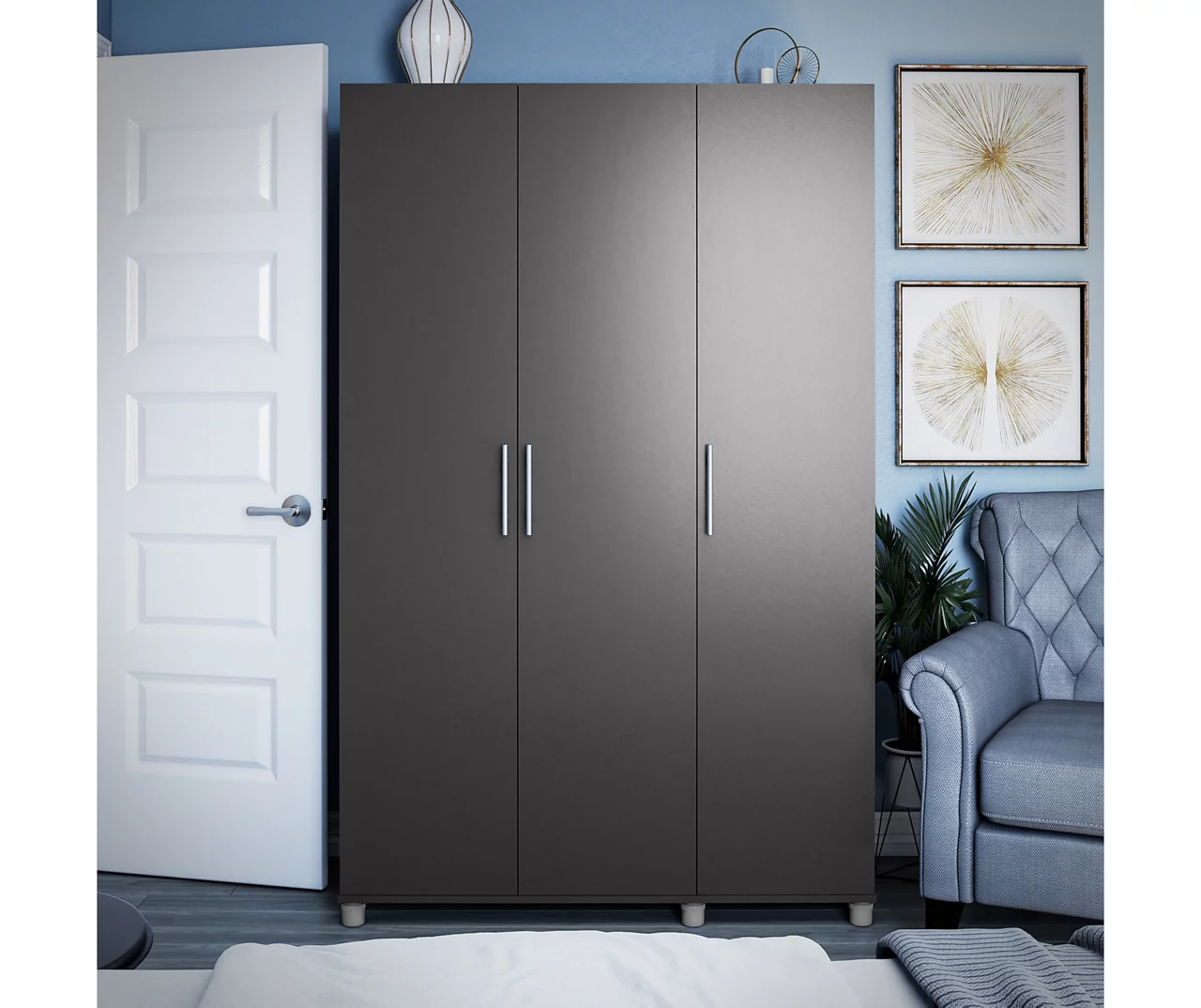 Systembuild Colwyn 3-Door Storage Wardrobe 12 Systembuild Colwyn 3-Door Storage Wardrobe - Image 12