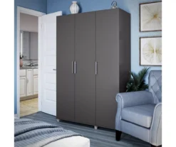 Systembuild Colwyn 3-Door Storage Wardrobe 30 Systembuild Colwyn 3-Door Storage Wardrobe -Best Furniture Store 810591235 2