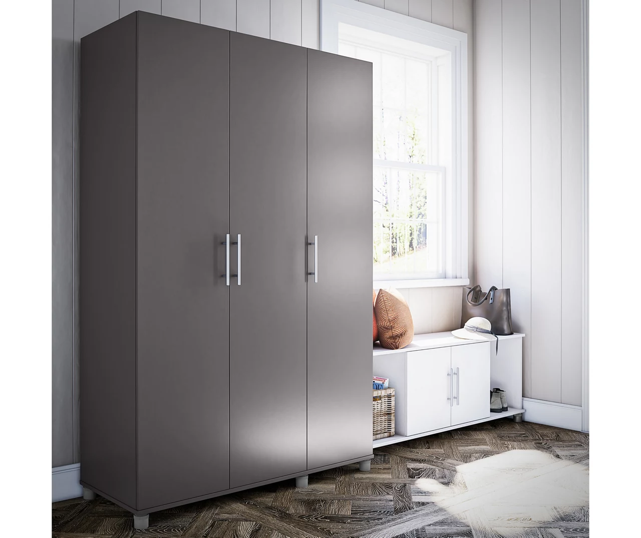 Systembuild Colwyn 3-Door Storage Wardrobe 9 Systembuild Colwyn 3-Door Storage Wardrobe - Image 9