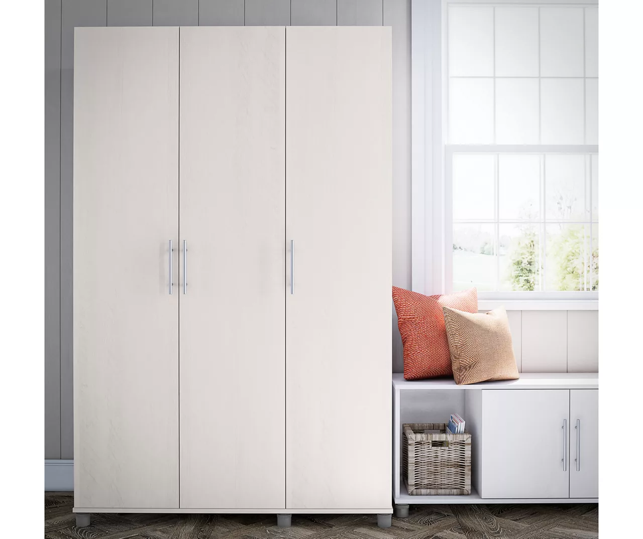 Systembuild Colwyn 3-Door Storage Wardrobe 1 Systembuild Colwyn 3-Door Storage Wardrobe