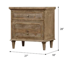 Windham 2-Drawer Nightstand With USB Charging 16 Windham 2-Drawer Nightstand With USB Charging -Best Furniture Store 810591521 8