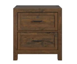 West Caramel 2-Drawer Nightstand