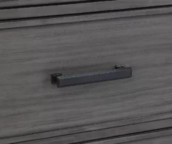 Topeka Warm Gray 3-Drawer Nightstand With USB Charging -Best Furniture Store 810591526 7