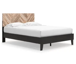 Piperton Black Queen Platform Bed Base -Best Furniture Store 810591748 810591749 2