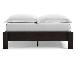 Piperton Black Queen Platform Bed Base -Best Furniture Store 810591749 3