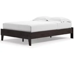 Piperton Black Full Platform Bed Base -Best Furniture Store 810591751 1