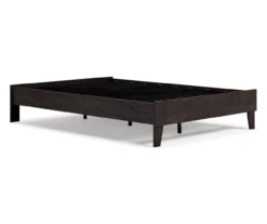 Piperton Black Full Platform Bed Base -Best Furniture Store 810591751 5