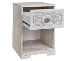 Paxberry Whitewash Nightstand -Best Furniture Store 810591797 3
