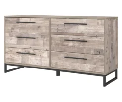 Neilsville Whitewash 6-Drawer Dresser -Best Furniture Store 810591829 1 1