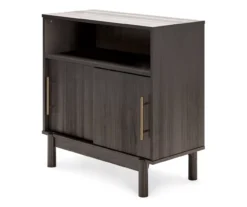 Brymont Dark Gray Sliding Door Accent Cabinet -Best Furniture Store 810591843 1