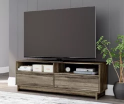 59" Shallifer Brown TV Stand -Best Furniture Store 810592173 9