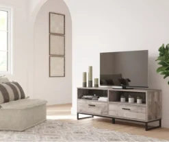 59" Neilsville Multi-Gray TV Stand -Best Furniture Store 810592177 8