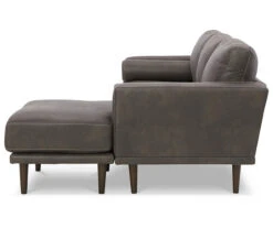 Signature Design By Ashley Arroyo Faux Leather Sofa Chaise -Best Furniture Store 810594573 2
