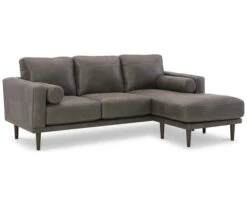 Signature Design By Ashley Arroyo Faux Leather Sofa Chaise -Best Furniture Store 810594573 6