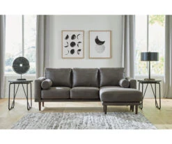 Signature Design By Ashley Arroyo Faux Leather Sofa Chaise -Best Furniture Store 810594573 7