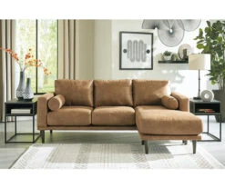 Signature Design By Ashley Arroyo Faux Leather Sofa Chaise -Best Furniture Store 810594574 6 1