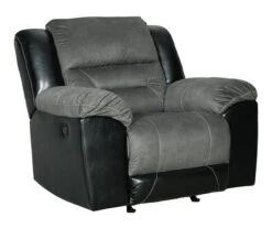 Earhart Slate Faux Leather Rocker Recliner 9 Earhart Slate Faux Leather Rocker Recliner -Best Furniture Store 810594581 1