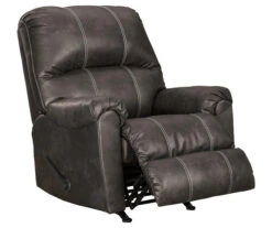 Kincord Midnight Faux Leather Rocker Recliner -Best Furniture Store 810594617 4