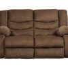 Tulen Chocolate Reclining Loveseat
