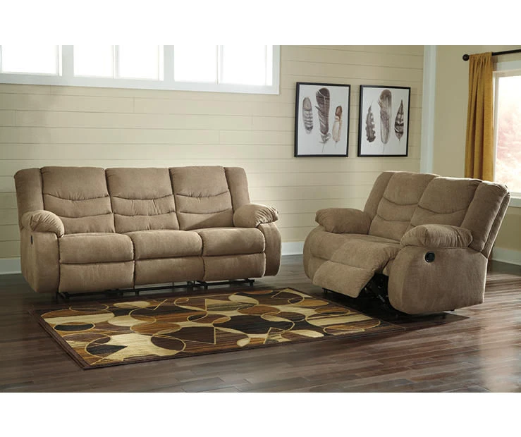 Tulen Mocha Reclining Loveseat 4 Tulen Mocha Reclining Loveseat - Image 4