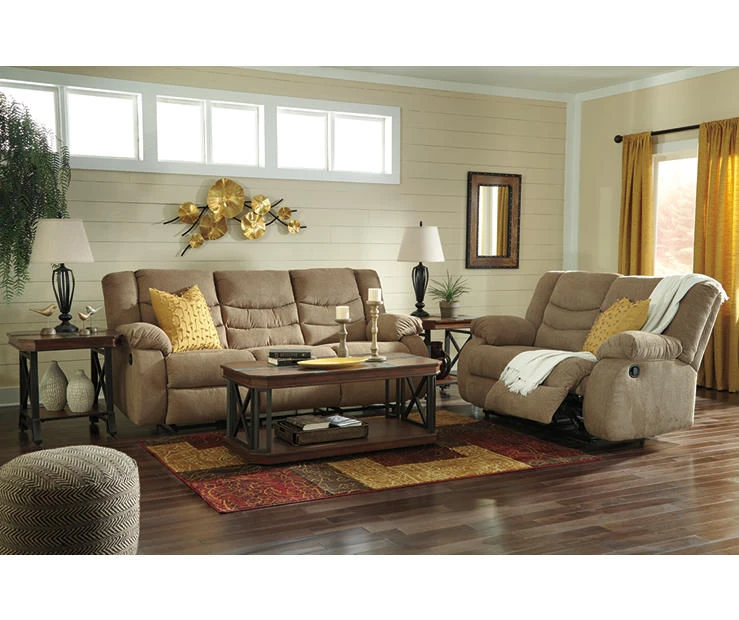 Tulen Mocha Reclining Loveseat 6 Tulen Mocha Reclining Loveseat - Image 6