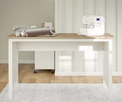 Evolution Vantage White & Weathered Oak Workbench -Best Furniture Store 810597743 5