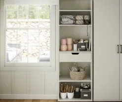 Evolution Vantage White 5-Shelf Open Cabinet 8 Evolution Vantage White 5-Shelf Open Cabinet -Best Furniture Store 810597745 6