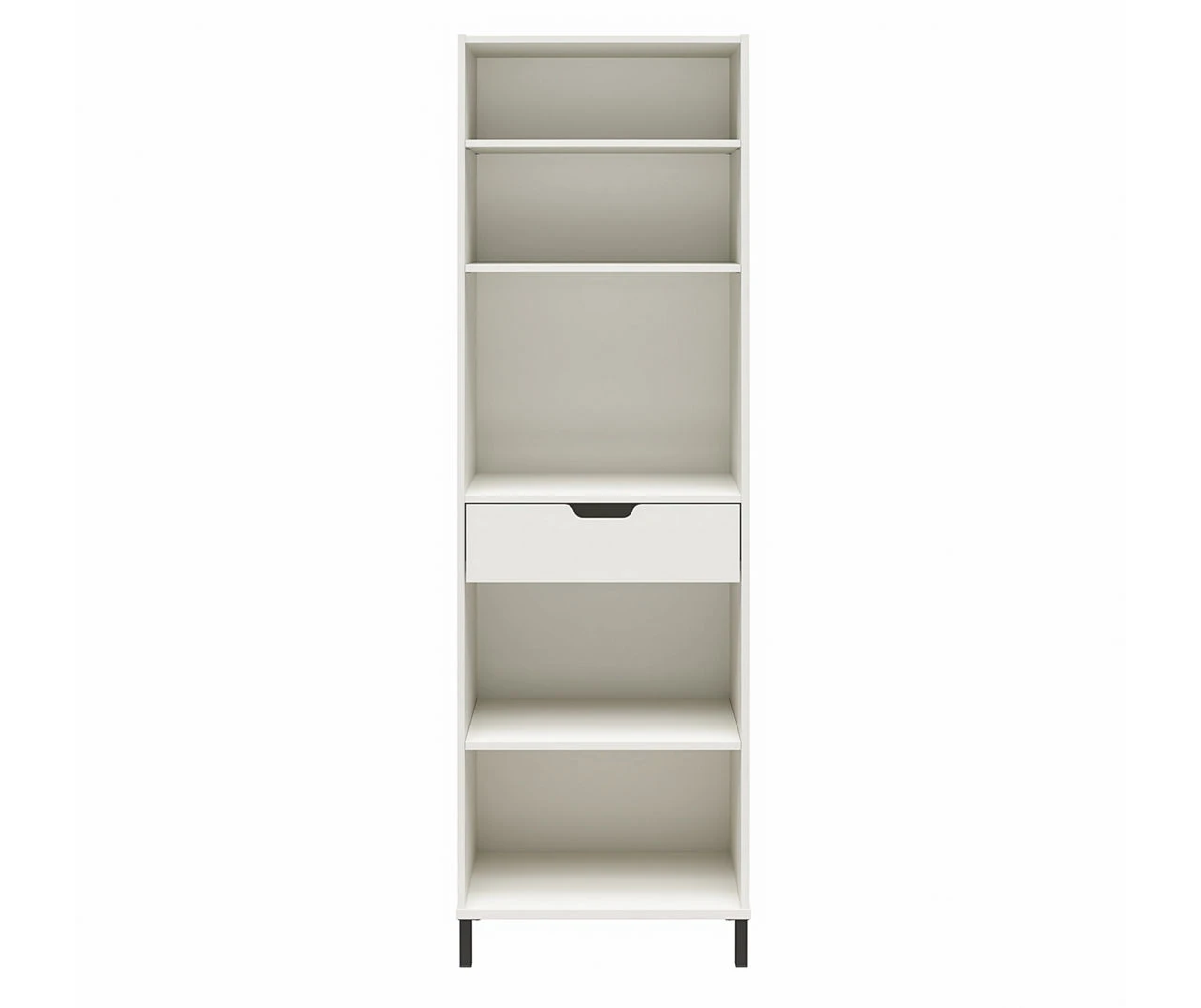 Evolution Vantage White 5-Shelf Open Cabinet 1 Evolution Vantage White 5-Shelf Open Cabinet