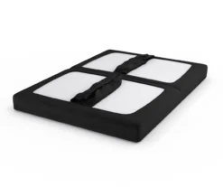 DHP Elbern Black Metal Futon With Black Microfiber Cover -Best Furniture Store 810598097 9