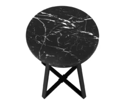 Monarch Faux Marble & Metal Accent Table -Best Furniture Store 810598395 A5