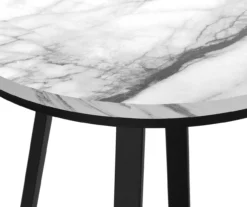 Monarch Faux Marble & Metal Accent Table -Best Furniture Store 810598396 A8 1