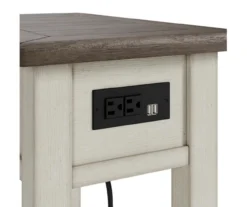 Bolanburg Chairside End Table With USB Ports & Outlets -Best Furniture Store 810598700 2