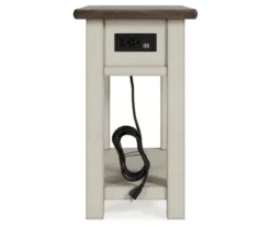 Bolanburg Chairside End Table With USB Ports & Outlets -Best Furniture Store 810598700 7
