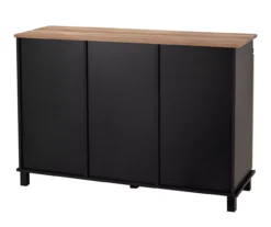 Modern Industrial Black & Brown Sliding Door Sideboard -Best Furniture Store 810598711 A0 5