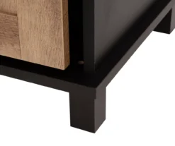 Modern Industrial Black & Brown Sliding Door Sideboard -Best Furniture Store 810598711 A0 7