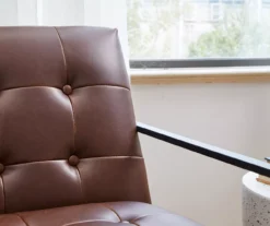 Glitzhome Modern Industrial Faux Leather Accent Chairs, 2-Pack 28 Glitzhome Modern Industrial Faux Leather Accent Chairs, 2-Pack -Best Furniture Store 810598913 A0 5