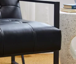 Glitzhome Modern Industrial Faux Leather Accent Chairs, 2-Pack 21 Glitzhome Modern Industrial Faux Leather Accent Chairs, 2-Pack -Best Furniture Store 810598914 A0 5