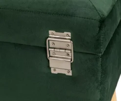 Glitzhome Velvet Suitcase Storage Stool -Best Furniture Store 810598947 A0 4