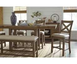 Moriville Extension Leaf Counter-Height Dining Table -Best Furniture Store 810599583 5